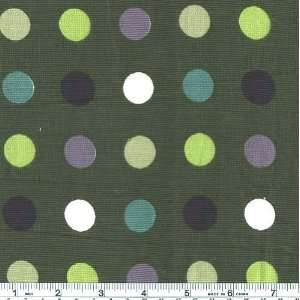  45 Wide Corduroy Multi Dot Olive Fabric By The Yard 