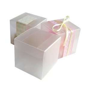  Frosted Cube Box (200), Wedding Favor: Kitchen & Dining