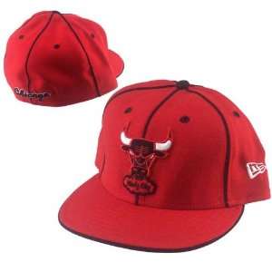  New Era Chicago Bulls Red 59 Fifty Fitted Hat
