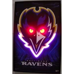  Baltimore Ravens Neon Picture
