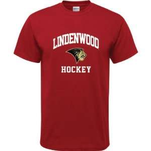   Lions Cardinal Red Youth Hockey Arch T Shirt: Sports & Outdoors