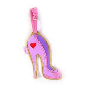    High Heels Luggage Tag   Red Heart by Fluff