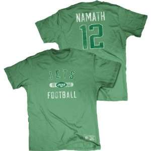  Joe Namath Reebok Vintage Name and Number New York Jets T 