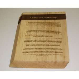  Charter for Compassion Plaque   English 
