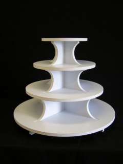 Round CupCake Stand Plastic Laminated Foam Core STRONG  