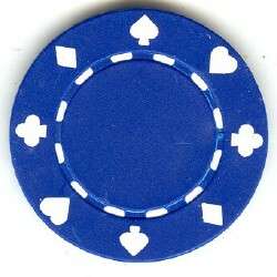 pc colors 11.5 gm Suited Suits poker chips samples set #14  