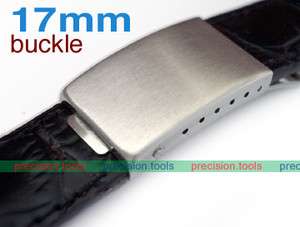   Black & Brown 20mm Leather Band Watch Strap For Submariner Oyster 0246