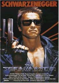MOVIE POSTER ~ THE TERMINATOR 1 (Arnold Schwarzenegger)  