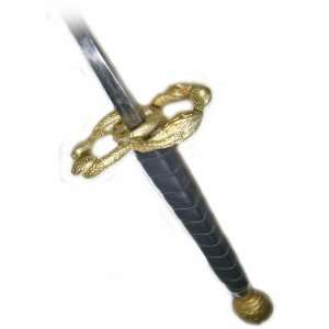 Brass Snakes Guard Metal Blade Fencing Foil Rapier Theater Prop 