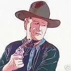 ANDY WARHOL   Cowboys & Indians John Wayne 30x30 PRINT