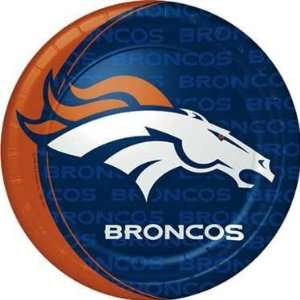  Denver Broncos Lunch Plates 8ct Toys & Games