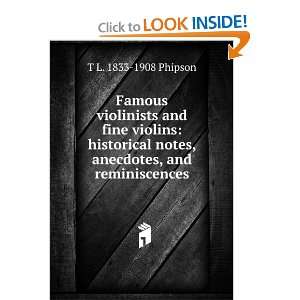  Famous violinists and fine violins historical notes 