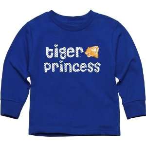   Tigers Toddler Princess Long Sleeve T Shirt   Royal Blue: Sports