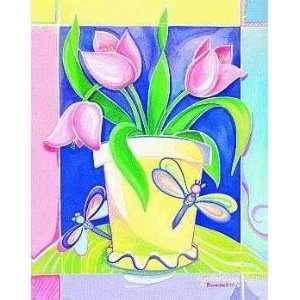  Tickled Tulips Poster Print