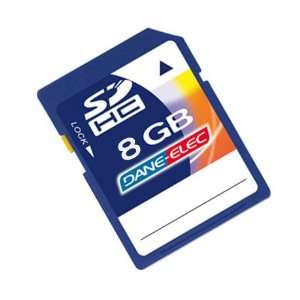   Dane Elec 8 GB Class 4 SDHC Flash Memory Card: Computers & Accessories