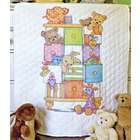   Baby Hugs Baby Drawers Quilt Stamped Cross Stitch Kit 34X43