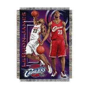 Lebron James #23 Cleveland Cavaliers NBA Woven Tapestry 