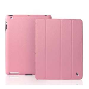  Ipad 2 Leather Smart Cover Case Pink Electronics
