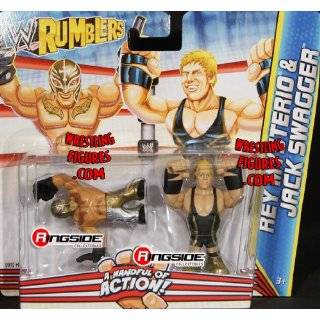   SWAGGER & REY MYSTERIO   WWE RUMBLERS TOY WRESTLING ACTION FIGURES