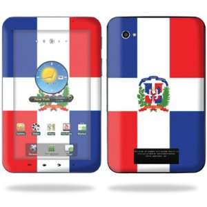   Cover for Samsung Galaxy Tab 7 Tablet   Dominican flag Electronics