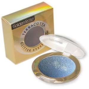  Golden Rose Terracotta Glitter Eyeshadow 201   Baby Blue 