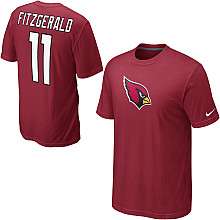 Nike Arizona Cardinals Larry Fitzgerald Name & Number T Shirt 