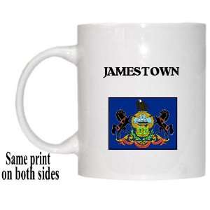  US State Flag   JAMESTOWN, Pennsylvania (PA) Mug 