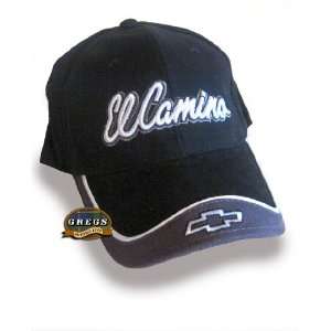    El Camino Bowtie Hat Cap Black/Gray (Apparel Clothing) Automotive
