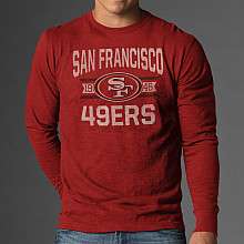 47 Brand San Francisco 49ers Scrum Long Sleeve T Shirt   