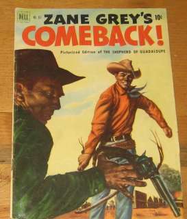 Zane Greys Comeback 1951 Dell #357 Comic  