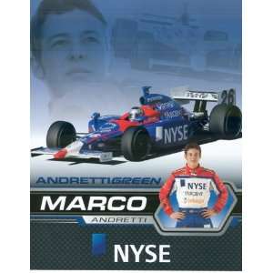  2007 Marco Andretti NYSE postcard 
