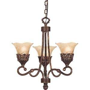   French Quarter Renaissance 3 Light Mini Chandelier from the French Qu