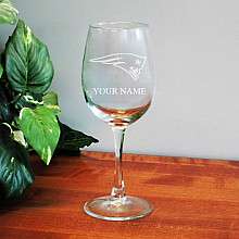 Boelter New England Patriots Customized 12 oz Wine Glass   