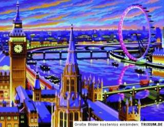 Malen nach Zahlen London bei Nacht Masterpiece  