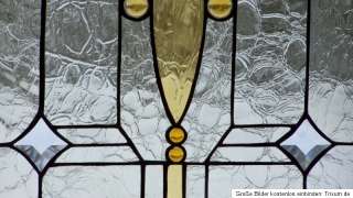   Jugendstil   Fensterbild, Echt  Antikglas in Tiffany   Technik  