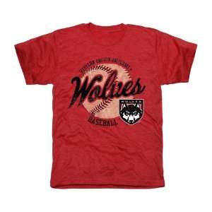  Western Oregon Wolves Original Pastime Tri Blend T Shirt 