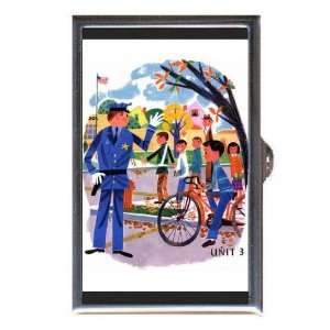  POLICE 1957 BICYCLE KIDS BOOK Coin, Mint or Pill Box 
