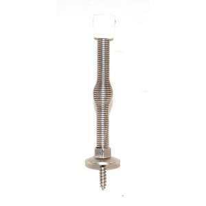   Nickel 3 Spring Door Stop with Lag Screw Lot of 10