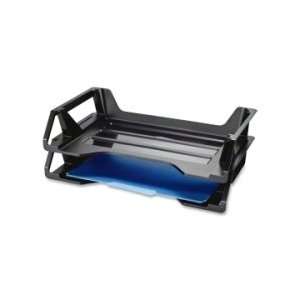  OIC Side Loading Letter Tray   Black   OIC26210 Office 