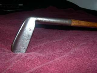 Gold Medal Hand Forged Hickory Shafted Vintage Putter, by A.G 