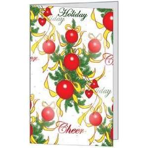 Christmas Holidays Cheer Beautiful Quality Seasons Greeting Card (5x7 
