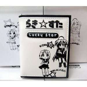  Lucky Star Konata and Tsukasa White Wallet Toys & Games