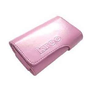   Pink Leather Pouch Case for Apple Mini Ipod  Players & Accessories