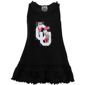   Infant Girls Black Sooner Jr. Ruffle Tank Dress: Sports & Outdoors