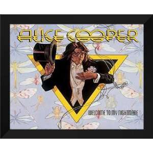 Alice Cooper FRAMED 26x32 Welcome to My Nightmare  