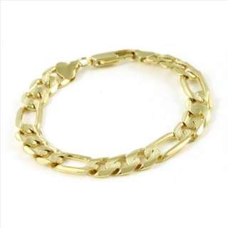 Classic! Mens 24K Yellow Gold Filled Bracelet 8.26”  