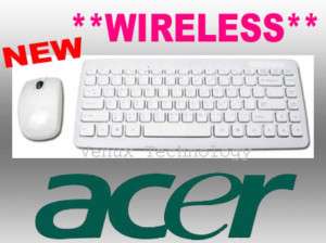 Acer MAC Style Wireless Keyboard & Mouse (Laptop or PC)  