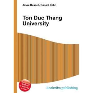  Ton Duc Thang University Ronald Cohn Jesse Russell Books
