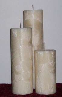 Citronella E.O. Pillar Candles 3x6,9,12 Insect Repel  