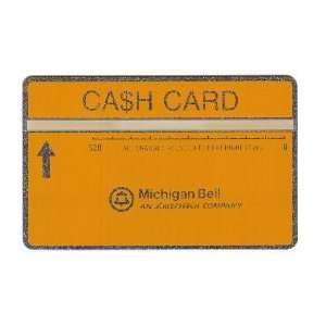   20. Michigan Bell (Yellow) Cash Card With (One) Optical Stripe 710B